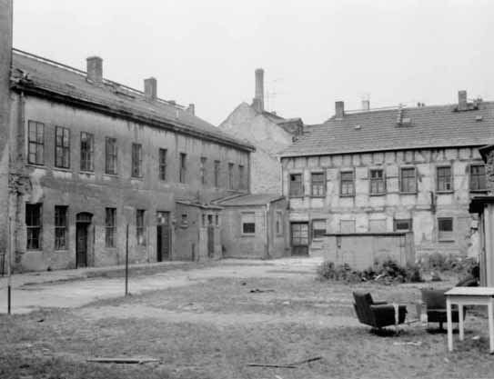 Der Hof neben Nietzsches Studentenwohnung